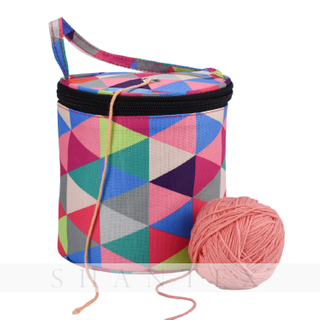 Sac de tricotage Sac de rangement pour sac fourre-tout petit sac de rangement pour aiguilles à transporter et crochets