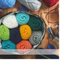 Sac de toile de stockage tricoté durable bleu organisateur de stockage de Crochet Sac de stockage de fil de tricot personnalisé