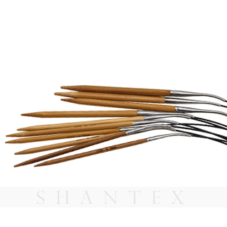 Aiguilles à tricoter en bambou rondes en bois rondes rondes en bois en gros d'utilisation durables pour le fil à tricoter