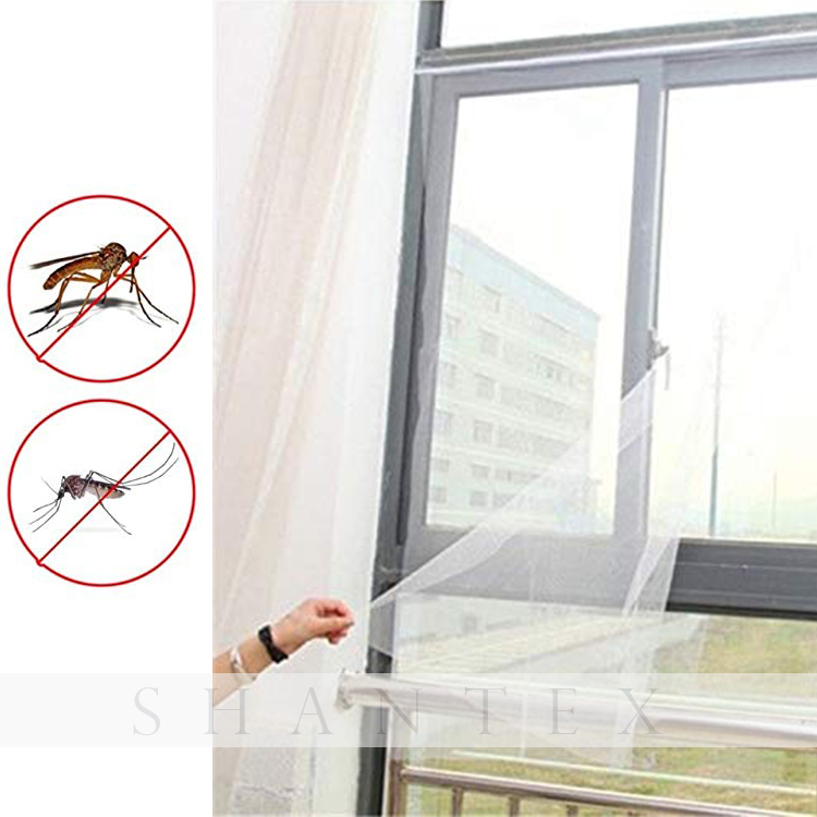 Rideau en boucle de crochet de maille de fabrication d'écran de fenêtre de moustique auto-adhésif de DIY