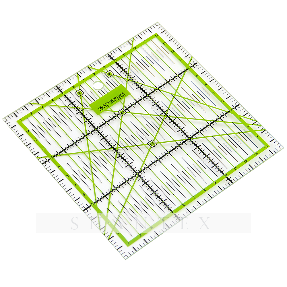 Règle de courtepointe carrée acrylique écologique Patchwork
